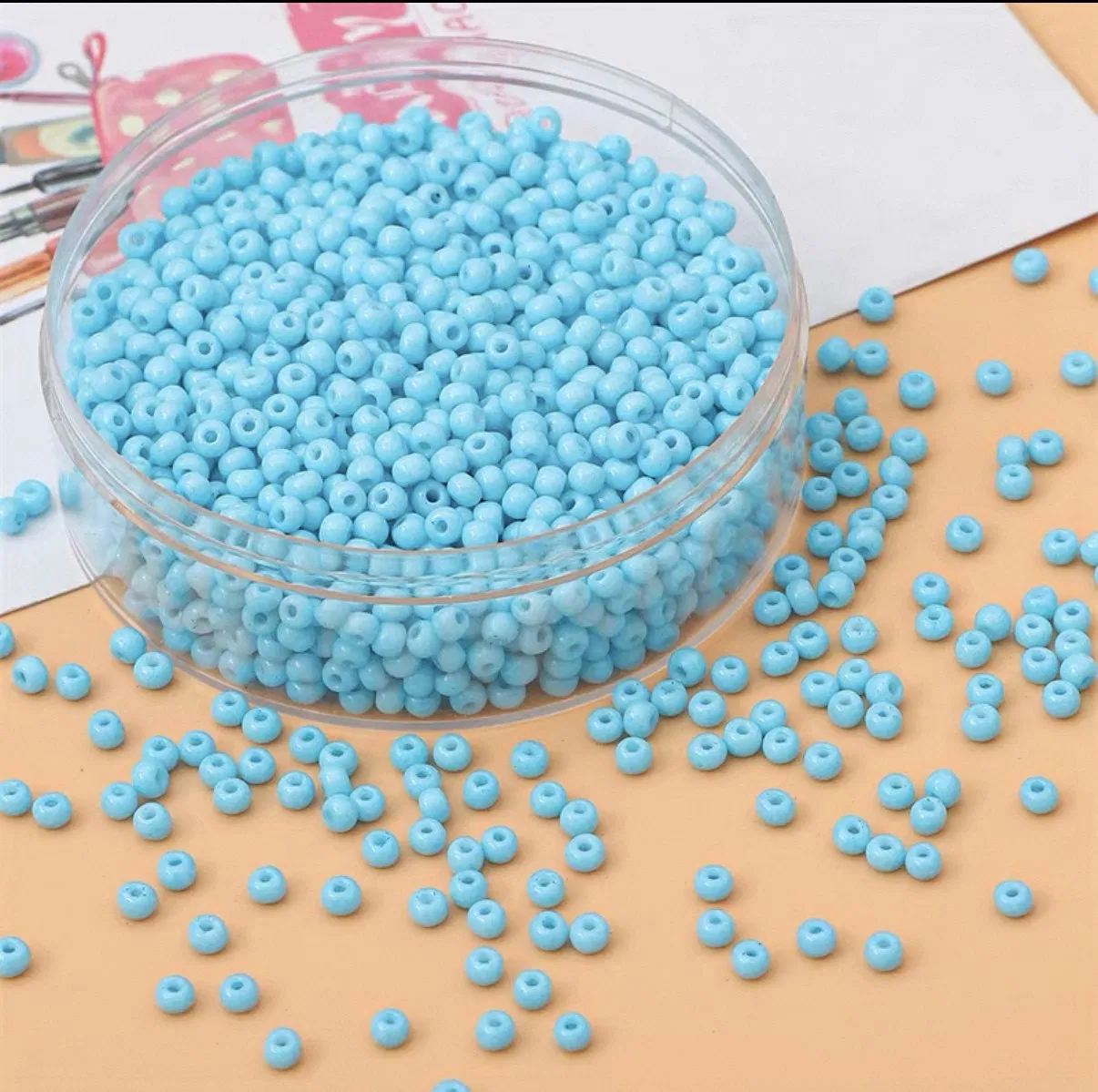 Opaque Glass Beads - Square Hole High Quality 25kg Minimum Order