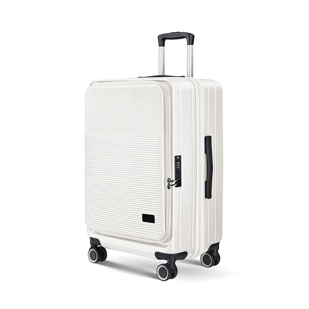 Front Opening Replica Wheeled Fashion Business Smart Luxury Hard Travel Trolley Luggage