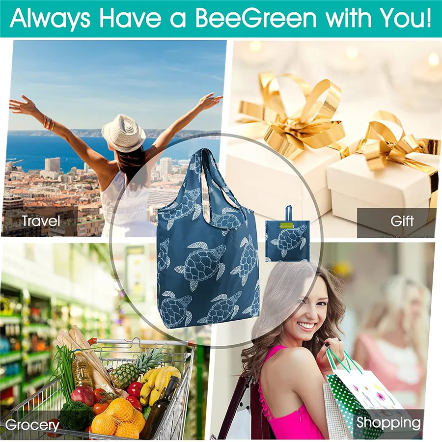 Recycled Strawberry Shopping Bag View 5