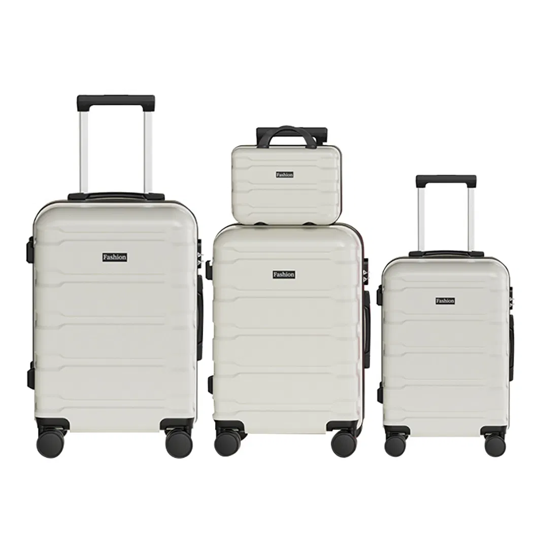 4 Set Rolling Replica Wheeled Fashion Business Smart Luxury Hard Travel Trolley Luggage