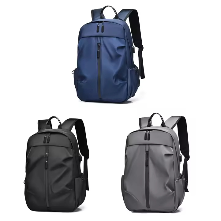 Custom Fashion Nylon Waterproof Casual Sports Backpack Lightweight Large Capacity USB Laptop Features Outdoor Travel Bag
