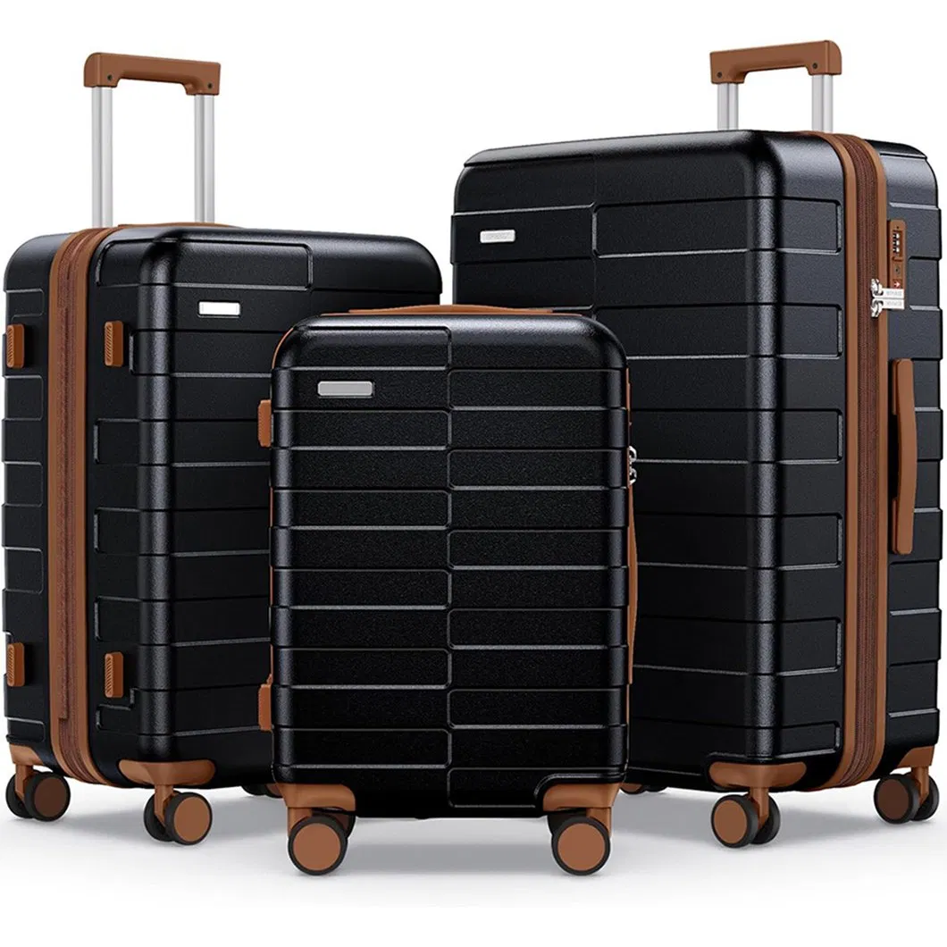 Aluminum Alloy Rod Custom High Quality Smart Wheel Luxury Replica Hard Shell Luggage Suitcase Set Travel Trolley Luggage