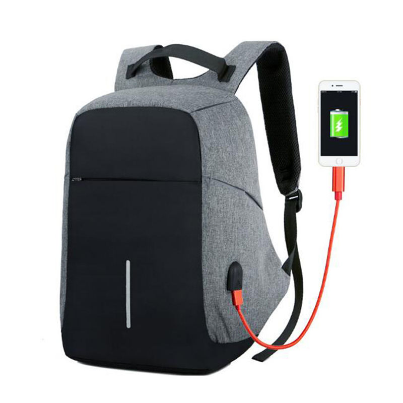 Outdoor Smart Anti-Theft Waterproof Laptop Backpack with USB Charging Port