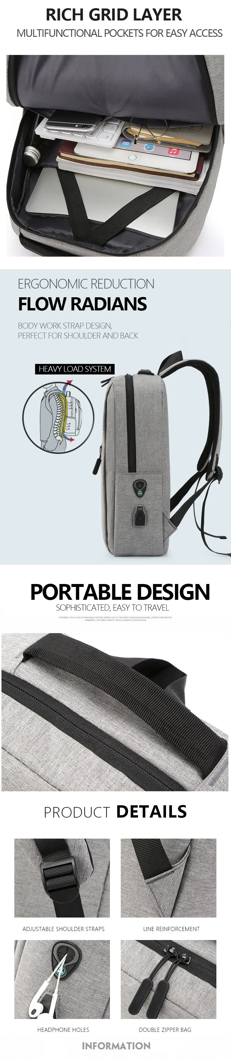 Travel Backpack Detail 3