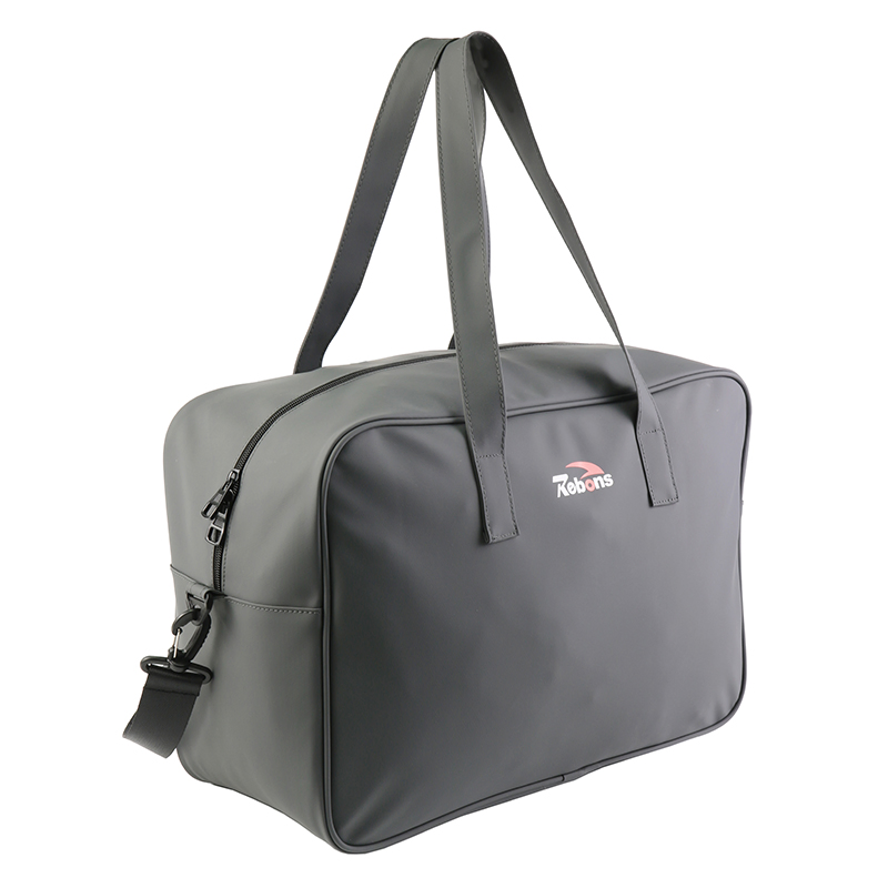 Custom Logo Waterproof Small Plain PU Leather Weekender Overnight Tote Duffel Bag Carry on Luggage Shoulder Duffle Sports Gym Travel Dry Bag for Men Women