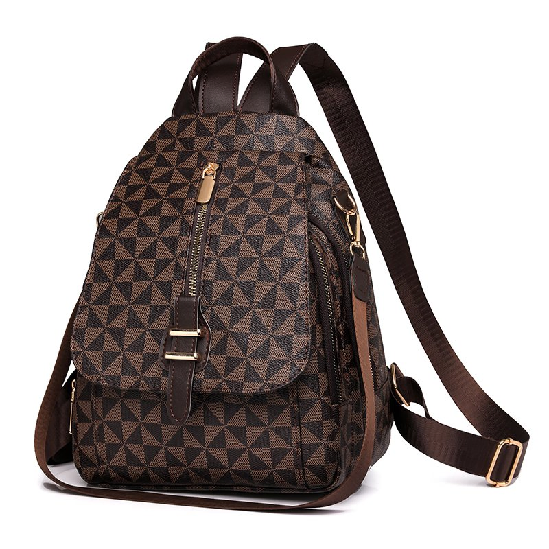 Factory Price Wholesale Leather Vintage Bag Mcm-Copy Designer Women's Luxury Backpack 1: 1 Replica Mk Lady Online Store Handbag Casual Travel Backpack