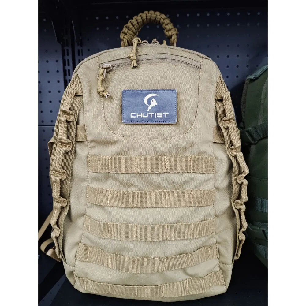 Emergency Whistle Hhb-240009 Outdoor Waterproof Canvas Tactical Backpack for Jungling