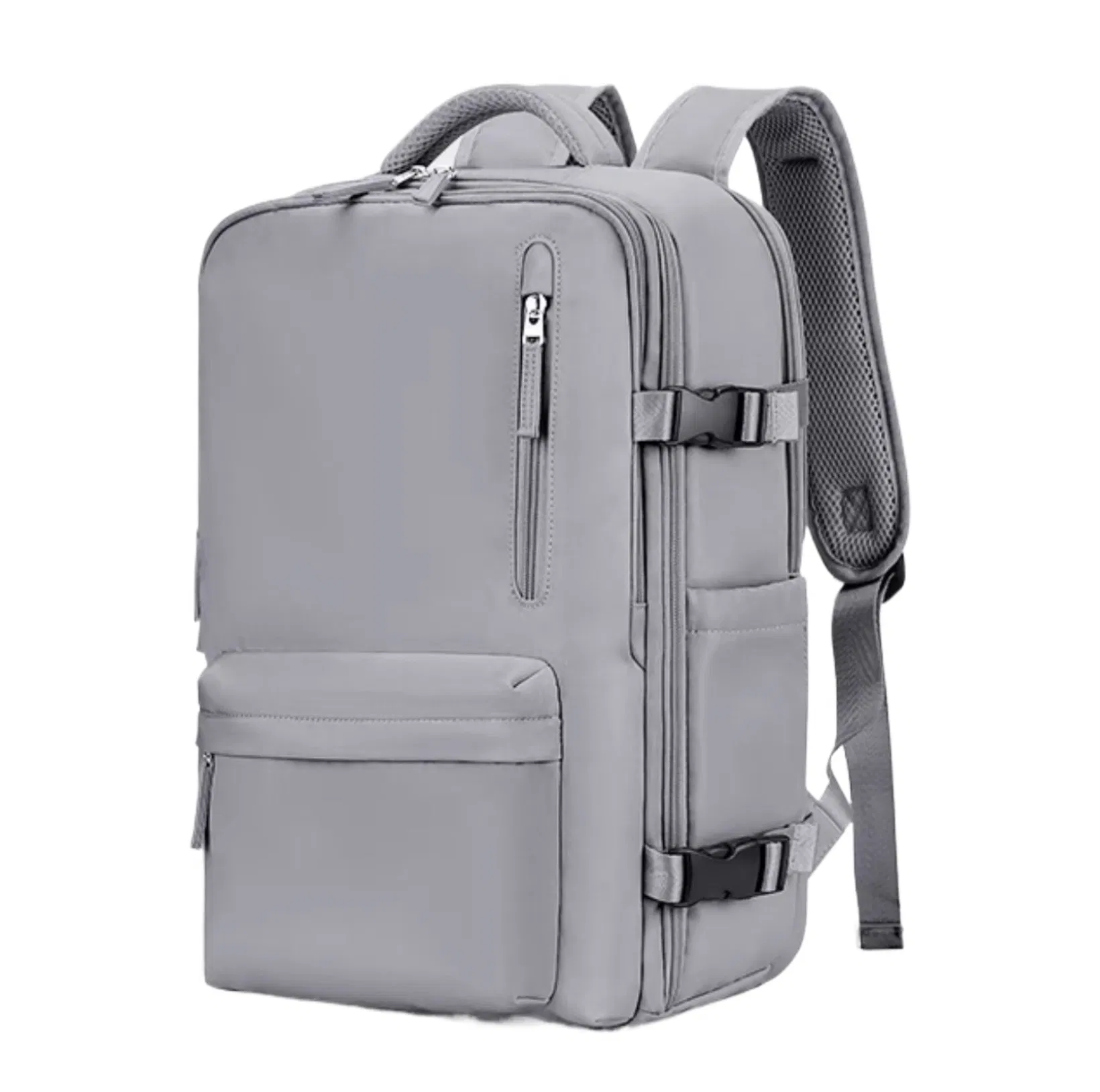 Customizable Large Waterproof Outdoor Travel Laptop Backpack with Shoe Compartment USB Charging