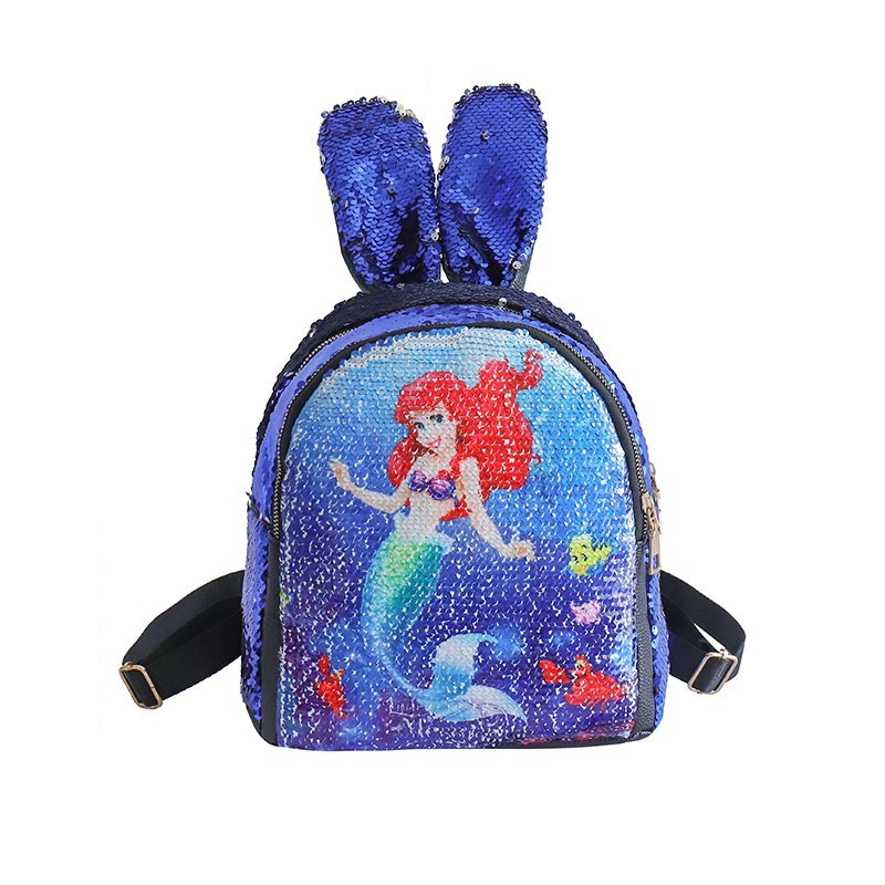 Sequined Backpack Cartoon Cute Little Ears Clutch Bag Luxury Bag Designer Handbags Fashion Bag Lady Bag Travel Backpack