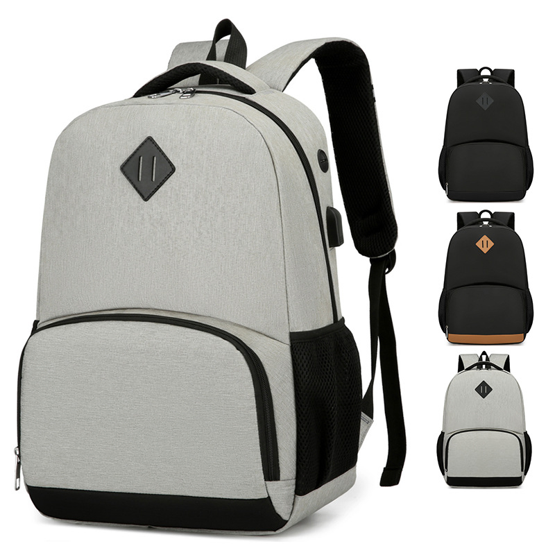 Business Smart Backpack Waterproof Fit 15.6 Inch Laptop Backpack with USB Charging Port, Travel Durable Backpack Black