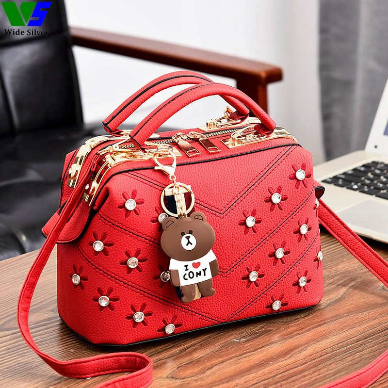 Wide Silver Special Counter Ladies Handbag Collections New Fashion 2024