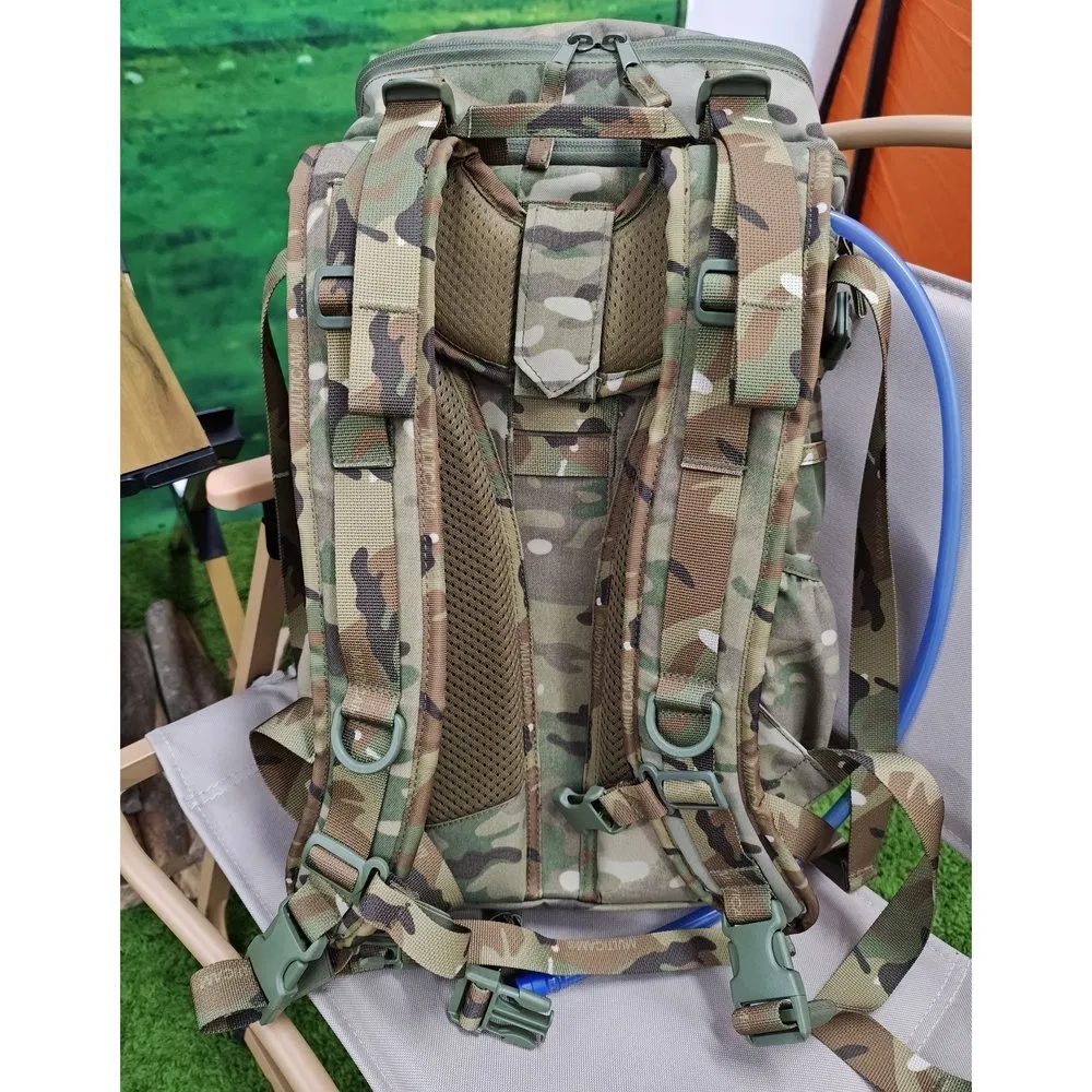 Multi-Purpose Strong Zipper Hhb-240001 Zip Hiking Tactical Backpack with Water Bag