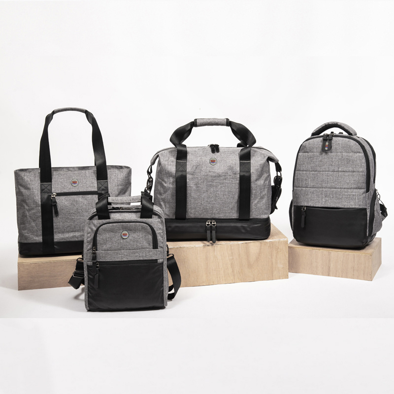 High Quality Gray Snowflake Fabric Business Backpack Daily Work Backpack Travel Bag Luggage Bag Handbag Gym Bag Tote Bag Shopping Bag Shoulder Bag Series