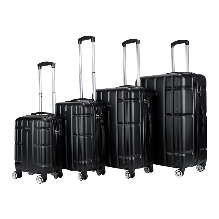 Wholesale ABS 360 Degree Carry on Trolley Travel Suitcase Sets Hard Shell Luggage Trolley Bag Sets