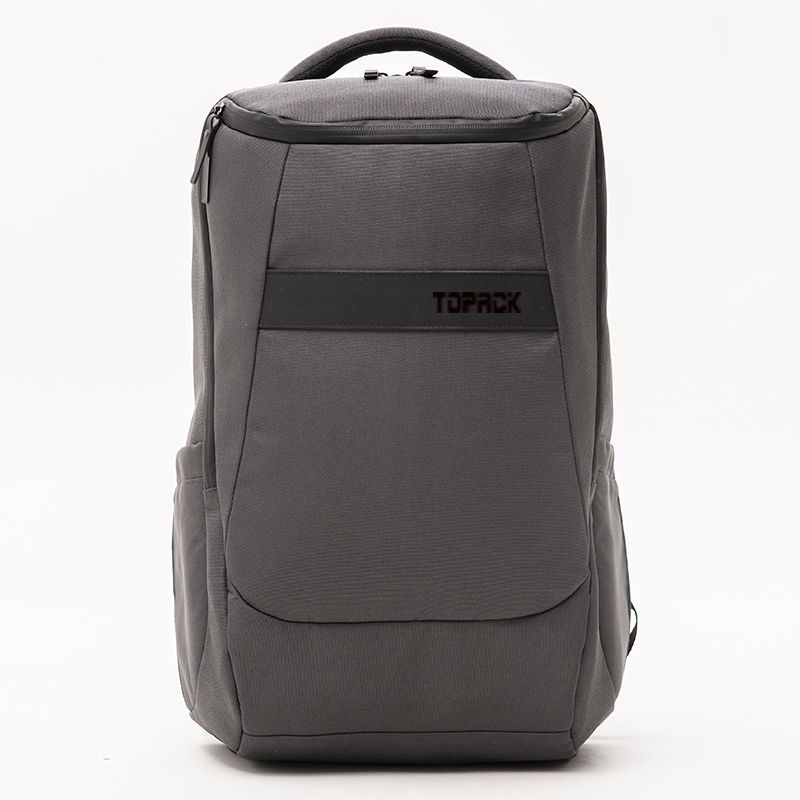Gray Large Capacity Business Backpack Laptop Bag Simple Travel Backpack Series
