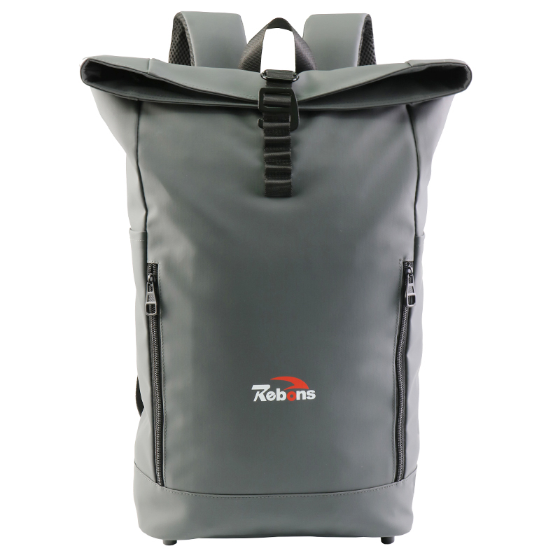 Custom Logo Design Luxury Waterproof Leather Casual Mountain Sports Fitness Gym Bag Outdoor Trekking Camping Travel Hiking Anti Theft Laptop Backpack for Men