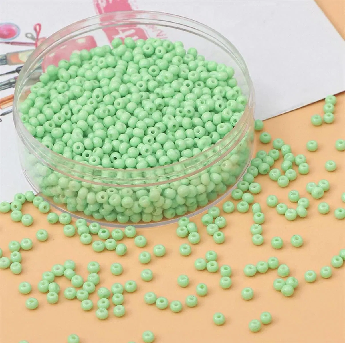 High Quality Opaque Glass Beads - Round Hole 25kg Supply Available