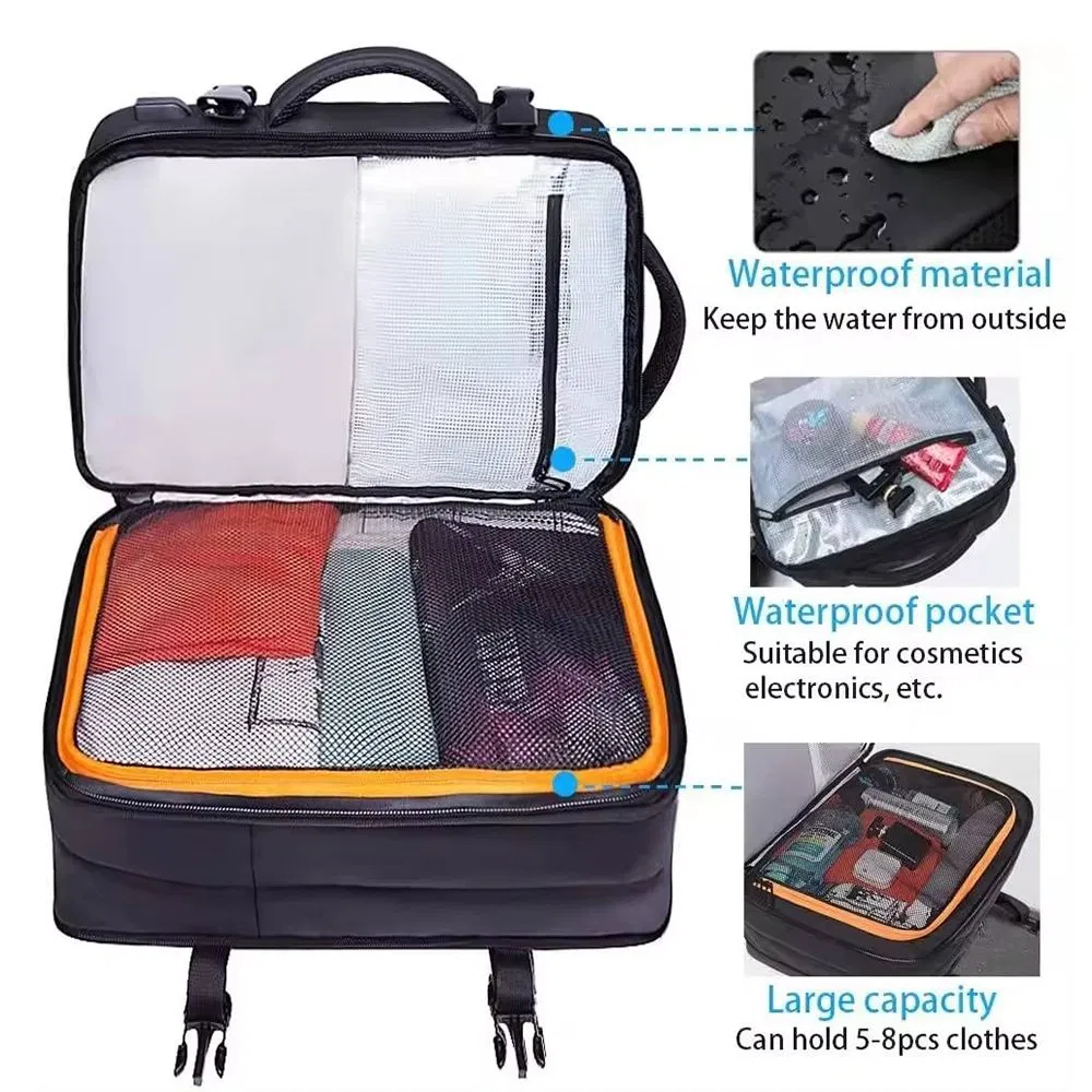 Men Laptop Backpack USB Charging Durable School Smart Waterproof Backpack Anti Theft