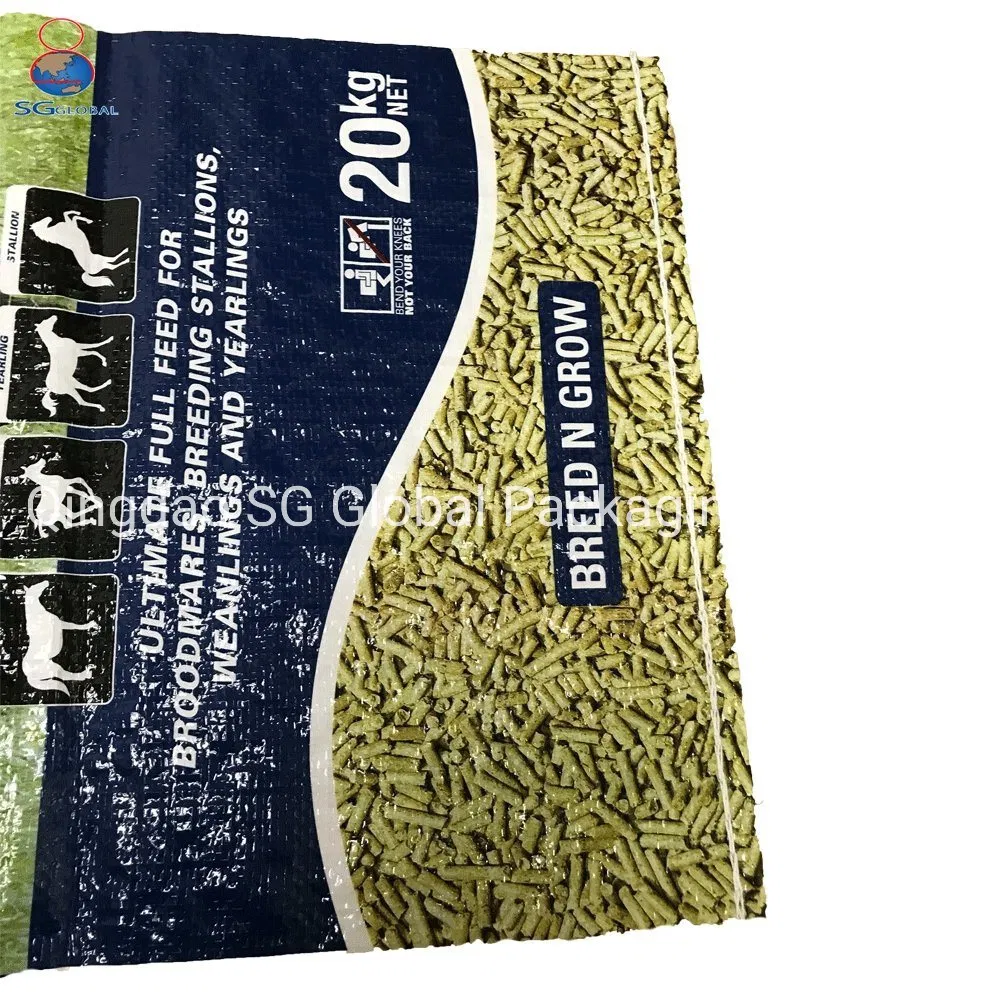 SGS Certified Supplier Eco Friendly Recycled PP Packaging Rice Price 25kg 50kg Polypropylene Woven Bag for Flour Wheat