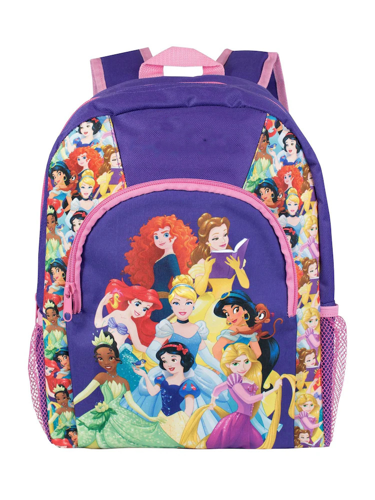 Large-Capacity Oxford Cloth School Backpack Princess Series Daily Backpack for Girls