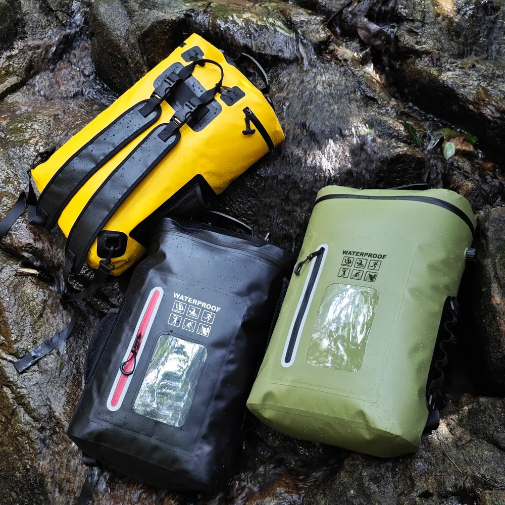 Waterproof Ultralight PVC Outdoor Bags Phone Pouch Dry Backpack for Hiking Backpacking Kayaking Camping Swimming Boating