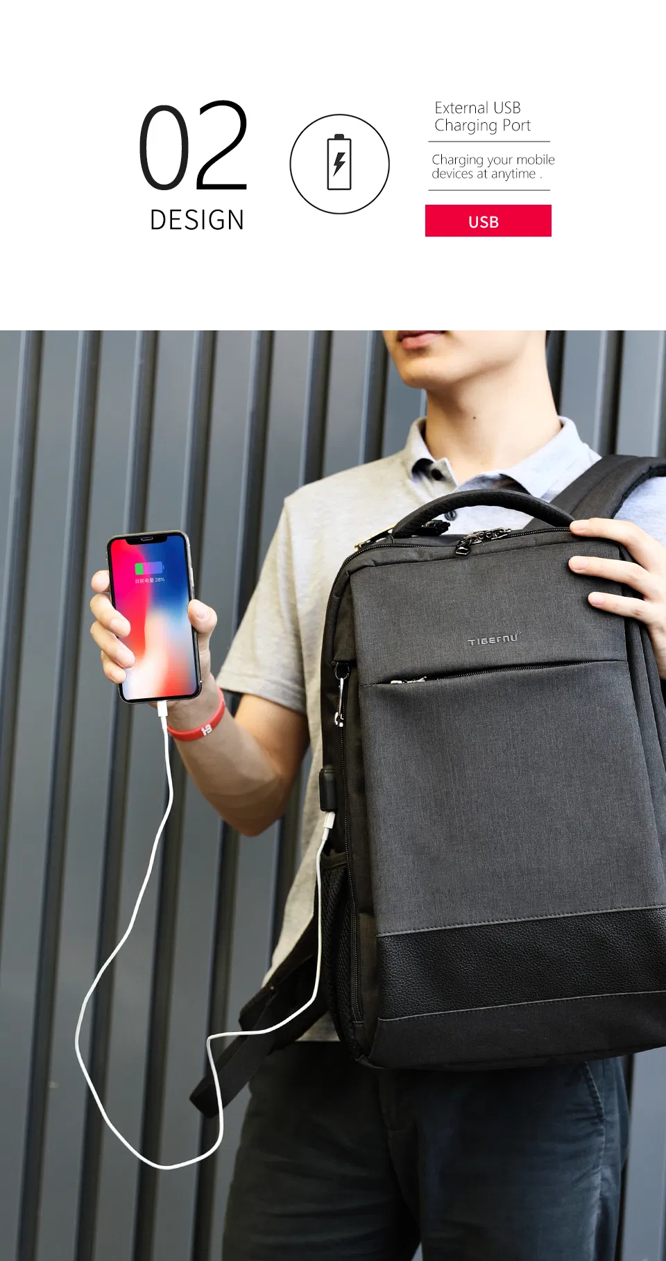 Laptop Backpack Detail 6