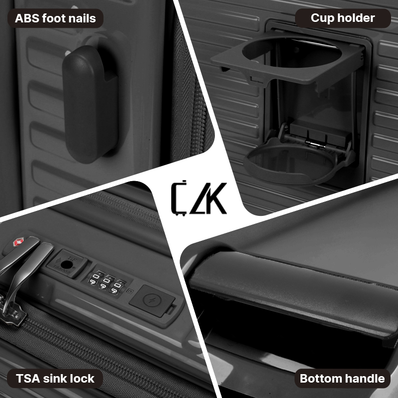 Airline Approved Cabin Bag Glossy Oxford Exterior Quick Access Front Pockets Compact Design Carry on