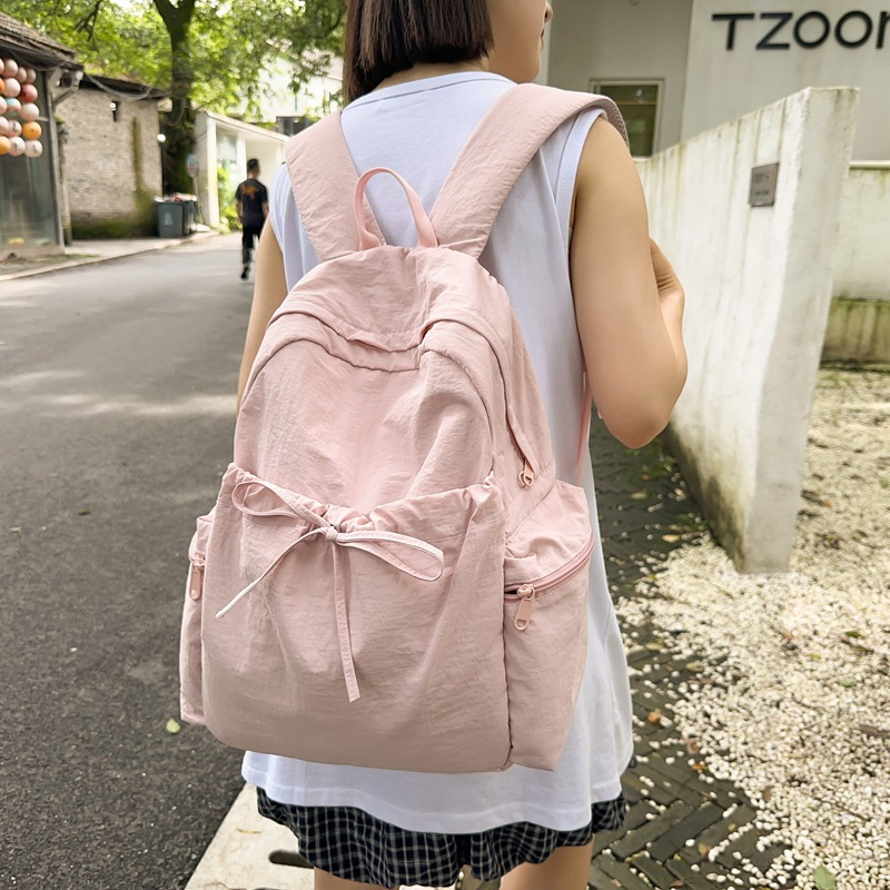 New Nylon Backpack Travel Outdoor Backpack Lightweight Student School Bag
