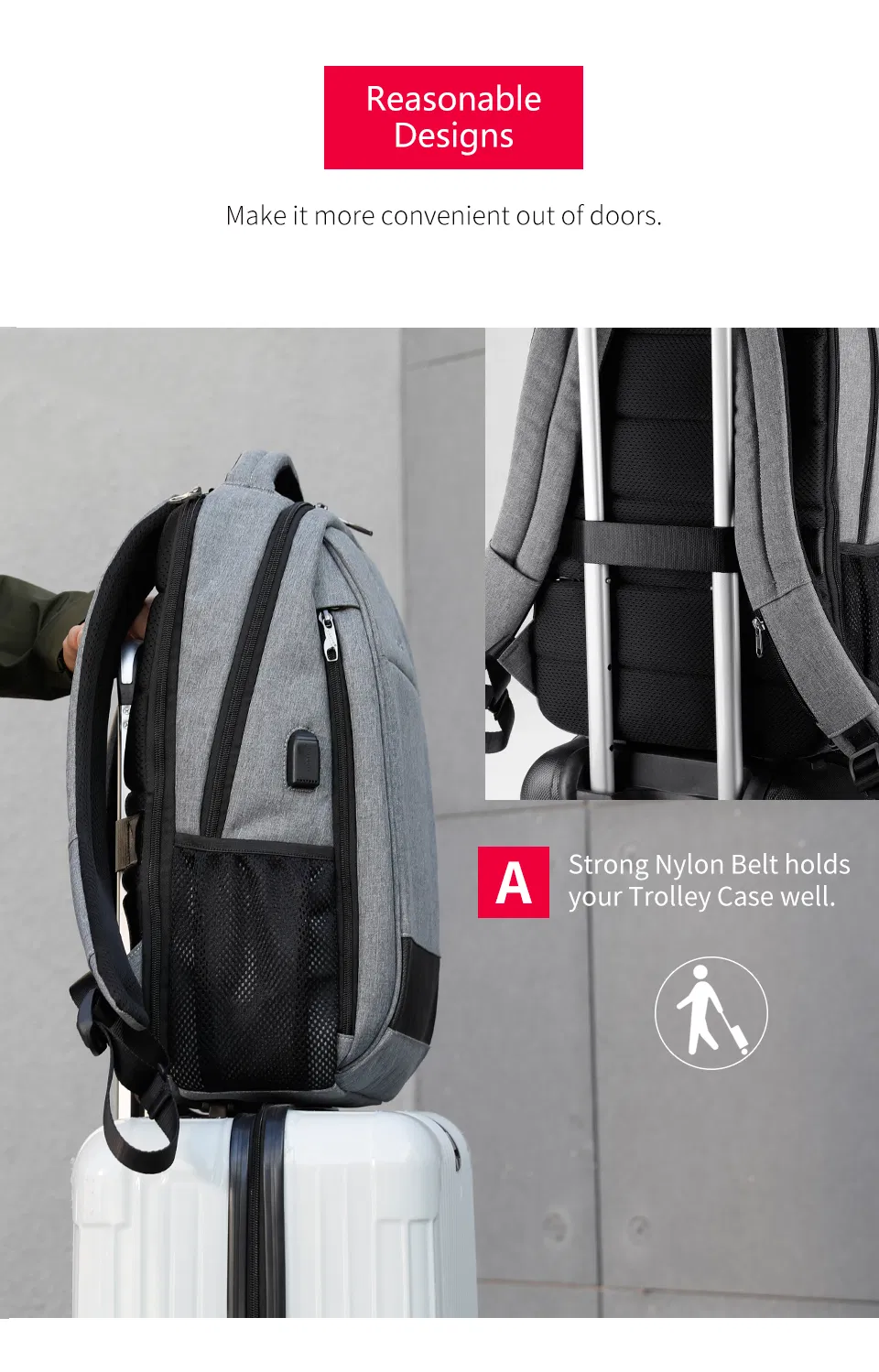 Laptop Backpack Full View