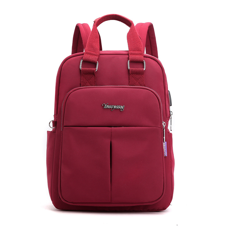Polyester Multifunction Smart Backpack for Travelling Bagpack Business Back Packs Laptop Travel Backpack Bag with USB Charging Port