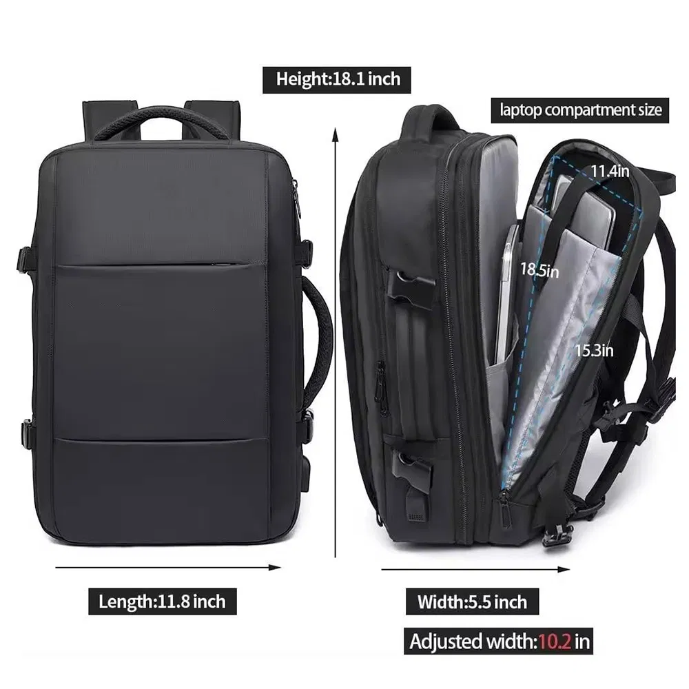 Men Laptop Backpack USB Charging Durable School Smart Waterproof Backpack Anti Theft