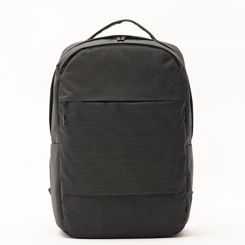 China Supplier Black Leather Laptop Backpack Business Backpack Large Capacity Travel Bag Laptop Bag Simple Briefcase Toiletry Bag Series