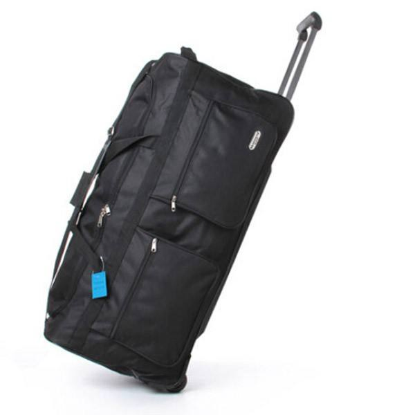 Outdoor Travel Trolley Bag Large Capacity Lightweight Travel Rolling Duffel Bag for Men