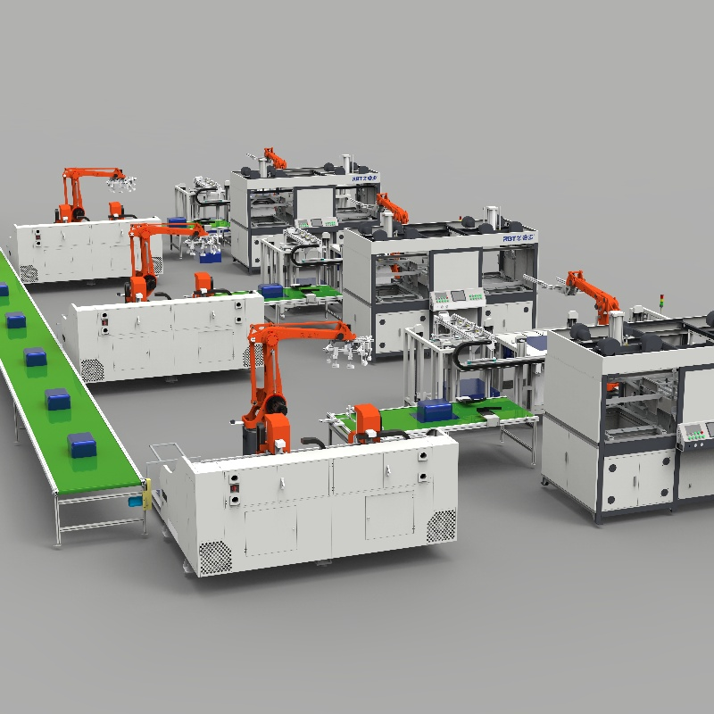 Luggage Hard Shell Intelligent Forming and Trimming Production Line Machine