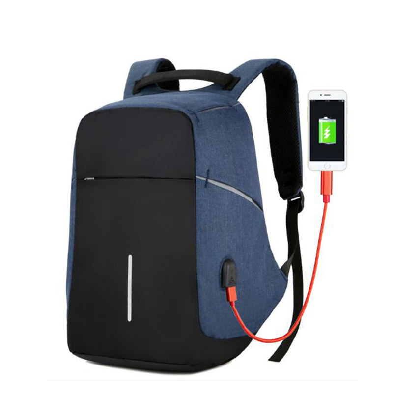 Outdoor Smart Anti-Theft Waterproof Laptop Backpack with USB Charging Port