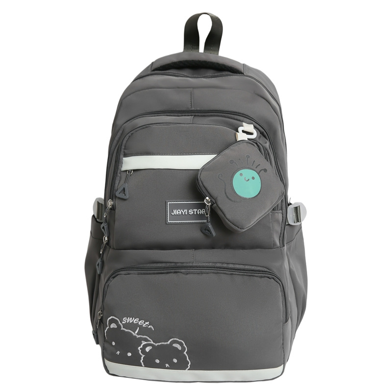 Large Capacity Backpack New Collection Junior High School Retro Series School Bag