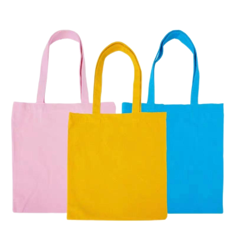 Stock Custom Logo Cheap Plain Recycled Cotton Eco Friendly Canvas Cotton Shopping Tote Bag