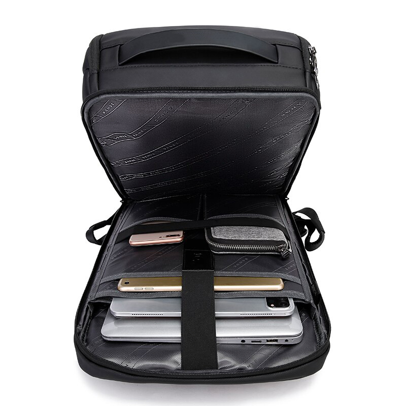 Fashion Men Women Travel Business Smart Waterproof Laptop Backpack with USB Charging Port