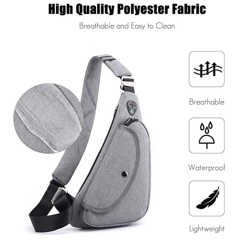 Lightweight Chest Shoulder Bag for Travel Hiking