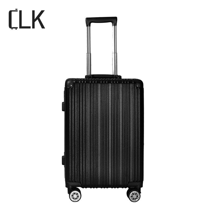 Clk ABS+PC Luggage Set 3PCS with Zinc Alloy Handle and Aluminum Corners for Business Travel