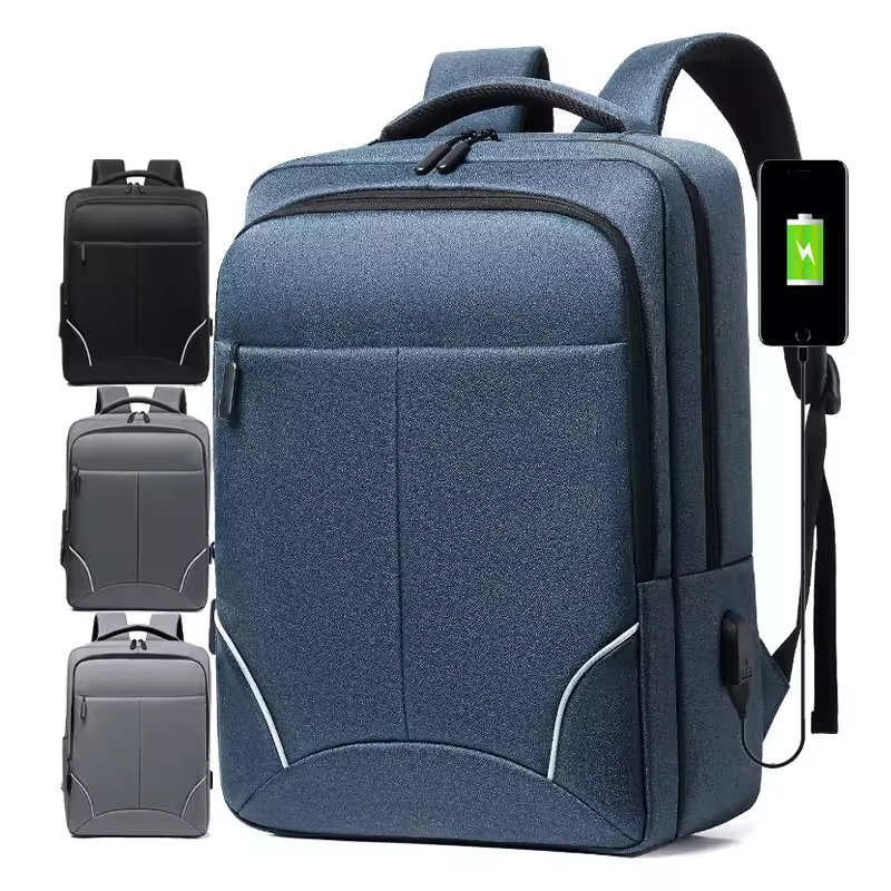 Versatile New Design Smart College Waterproof Travel Business Meeting USB Charging Odor-Resistant Laptop Backpack with Ample Storage Space