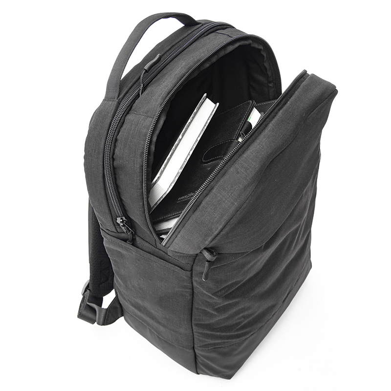 China Black Leather Laptop Backpack Business Backpack Large Capacity Travel Bag Laptop Bag Simple Briefcase Toiletry Bag Series