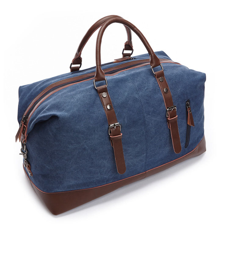 Outdoor Casual Travel Canvas Luggage Travelling Duffel Duffle Shoulder Handbag Bag