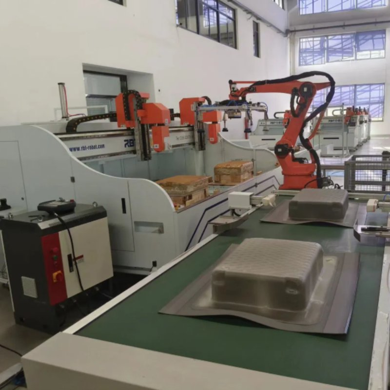 Luggage Hard Shell Intelligent Forming and Trimming Production Line Machine