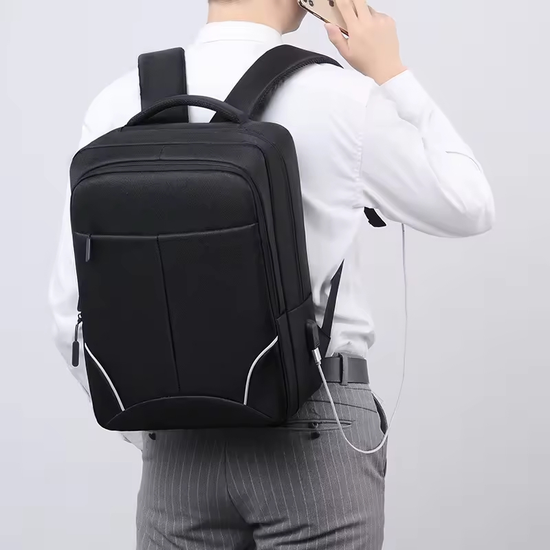 Versatile New Design Smart College Waterproof Travel Business Meeting USB Charging Odor-Resistant Laptop Backpack with Ample Storage Space