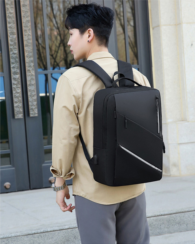 Custom Business Waterproof School Laptop Bags Pack Supplier USB Charging Travel Mochilas Women Men Smart Travel Backpack for Men