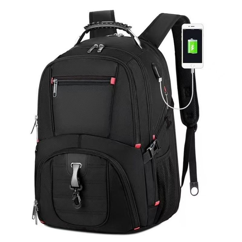 Stylish Durable Waterproof 16 ” Men's and Women's Business Travel Anti-Theft USB Laptop Backpack for Professionals and Students on The Go