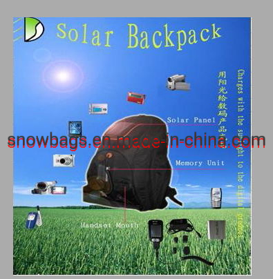 Solar Backpack Strongest Solar Panel for Charging Smartphones and All USB-Devices