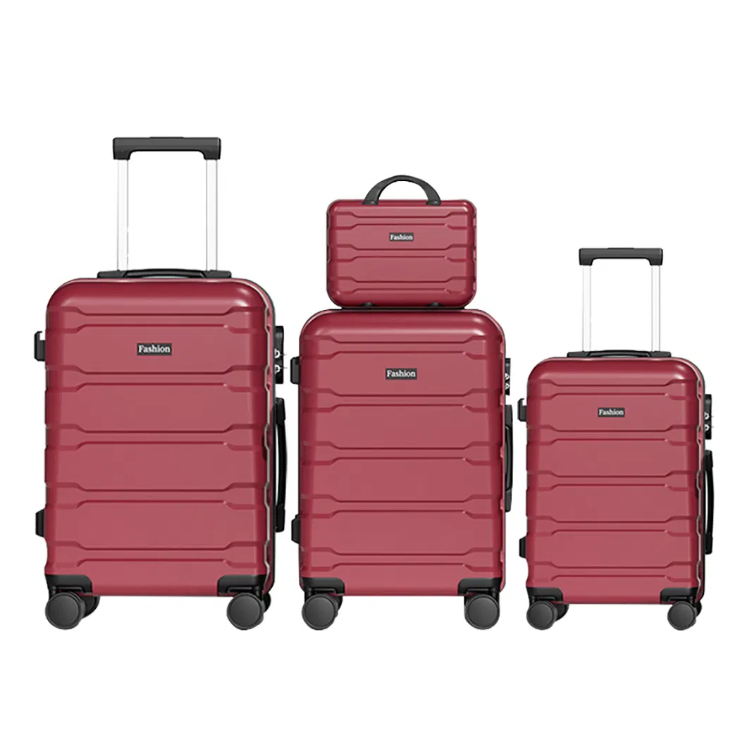 4 Set Rolling Replica Wheeled Fashion Business Smart Luxury Hard Travel Trolley Luggage