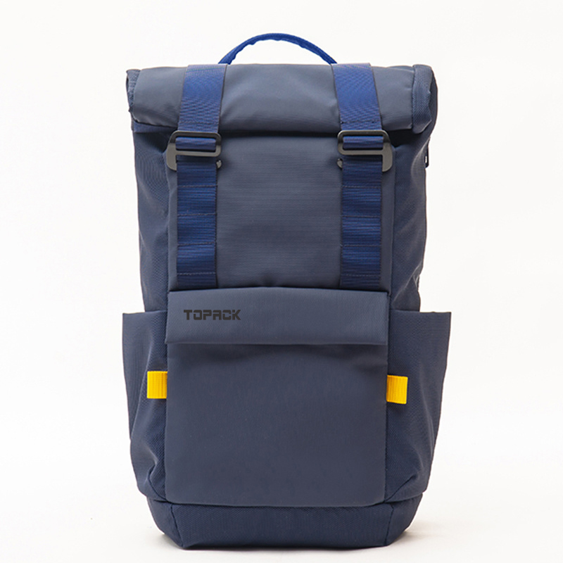 High Quality Blue Business Backpack Large Capacity Travel Backpack Simple Laptop Backpack Lightweight Multifunctional Backpack Series